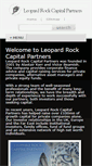 Mobile Screenshot of leopardrockcapital.com