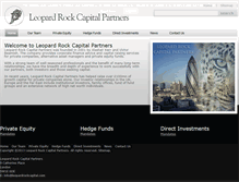 Tablet Screenshot of leopardrockcapital.com